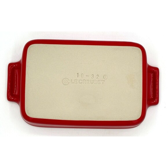 Le Creuset Heritage Stoneware Rectangular Baker Dish (5x7) 10-32 & Ramekin 06.05 - Picture 6 of 16